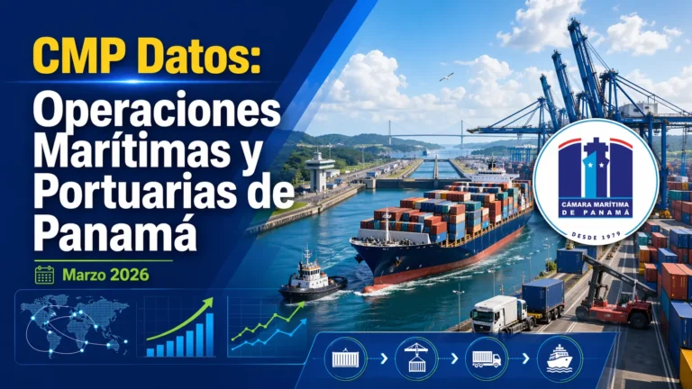 Reporte mensual: operaciones marítimas y portuarias de Panamá a marzo 2026