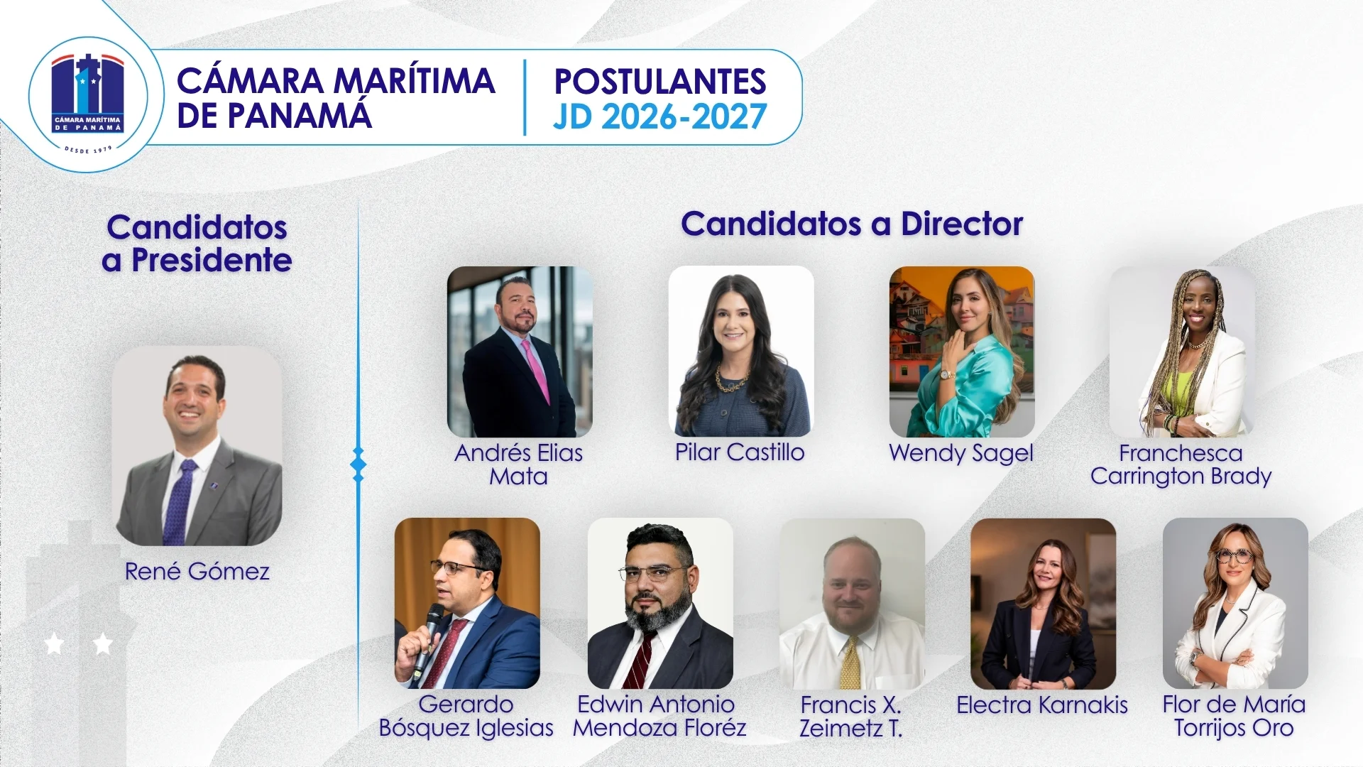 CMP presenta candidatos a su Junta Directiva 2026-2027