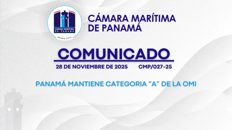 CMP destaca permanencia de Panamá en la Categoría A del Consejo de la OMI